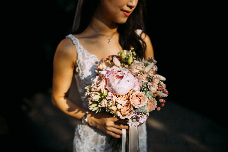 meadow and clouds flower bouquet