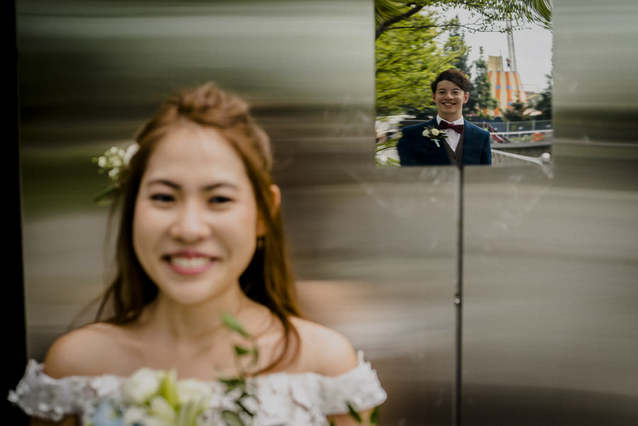Singapore Wedding Photographer Bride and Groom Portrait Actual Wedding Day AD Enagagement Prewedding