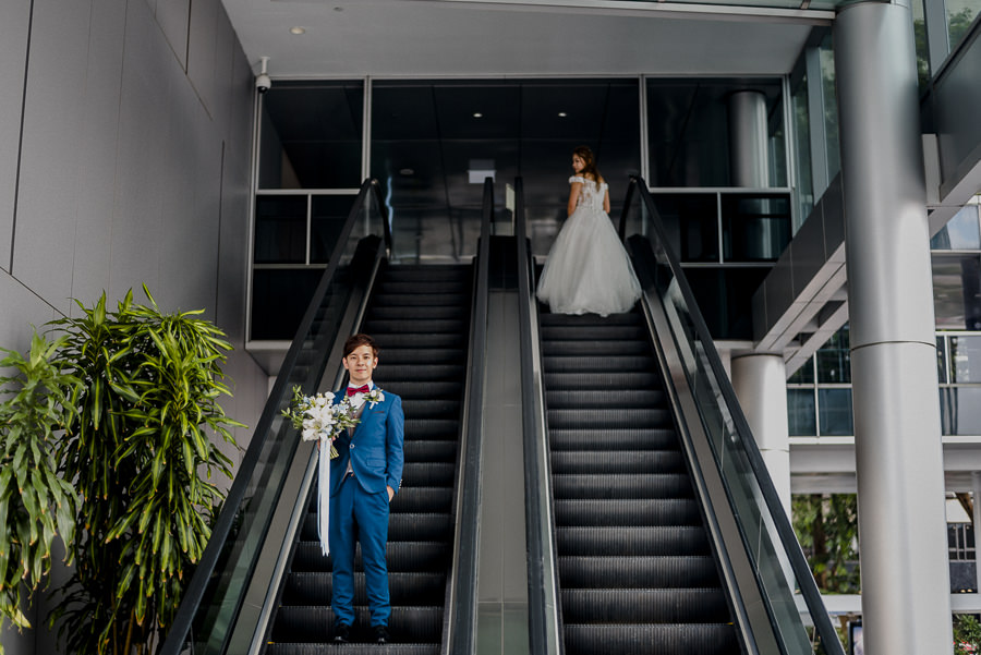 Singapore Wedding Photographer Bride and Groom Portrait Actual Wedding Day AD