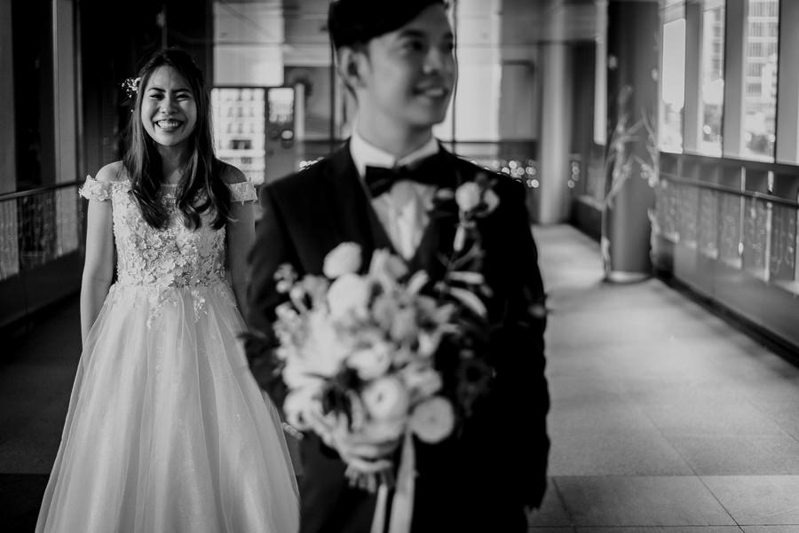Singapore Wedding Photographer Bride and Groom Portrait Actual Wedding Day AD Prewedding